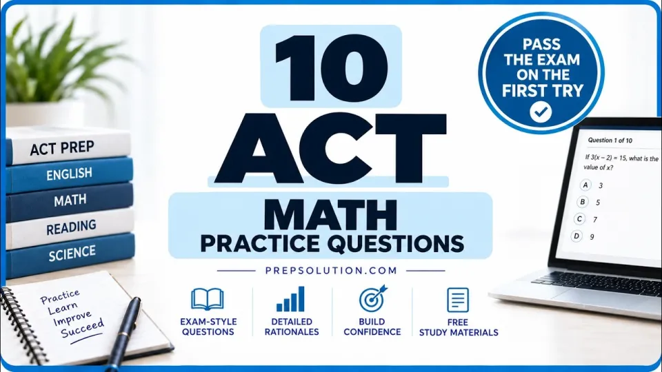 What Are Effective ACT Practice Questions for Math Preparation